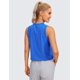 thumbnail image 2 of Remera CRZ YOGA Crop de Algodón Pima Cuello Alto Azul Talle S, 2 of 6