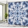 thumbnail image 5 of Ambesonne Indigo Paisley Shower Curtain, Old Fashion Art, 69"Wx84"L, Indigo and Grey, 5 of 5