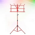 thumbnail image 2 of EeaseCA Trépied Pliant pour Partitions de Musique Support en Métal pour Guitare et Accessoires (Rouge), 2 of 8
