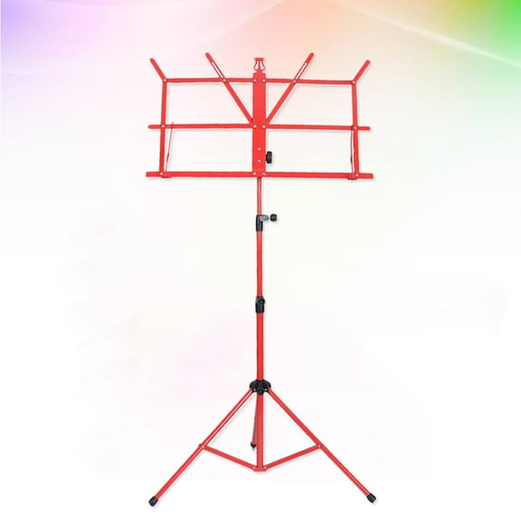 FRCOLOR Portable Foldable Adjustable Song Stand Lightweight Music