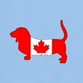thumbnail image 3 of CafePress - Basset Hound Canadian Flag T Shirt - Light T-Shirt - CP, 3 of 4