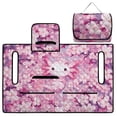 thumbnail image 5 of Whosucclay Salamander Cherry Blossom Golf Cart Towel Blanket, Golf Cart Seat Cover for Club Cars 2-Person Carts EZGO, 4 Storage Pockets 51.18 x 30.3 inches, 5 of 9