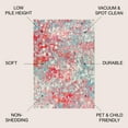 thumbnail image 3 of JONATHAN Y CONTEMPORARY POP 4 x 6 Area Rug, Modern Abstract - Blue/Red, CTP108B-4, 3 of 12