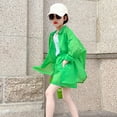 thumbnail image 2 of Sngxgn Girls 2 Piece Outfits Tracksuit Clothes Sweatsuit Ruffle Pullover Sweatshirt Sweatpants Clothing Sets(Green,130), 2 of 7