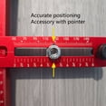 thumbnail image 6 of LAZIOEGR Cabinet Hardware Jig – Adjustable Aluminium Alloy Handle Template & Drill Guide for Precise Drawer Pull & Door Handle Installation, 6 of 10