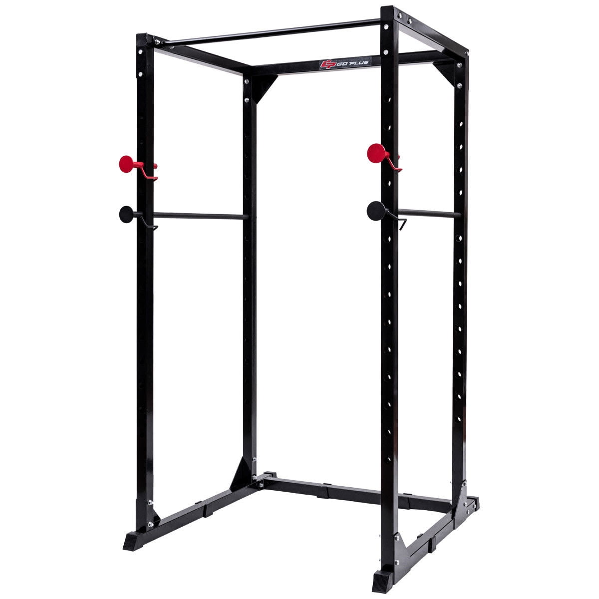 Goplus Power Rack Pull Chin Up Bars Squat Lift Cage Fitness Workout Strength Training by Costway