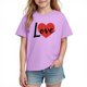 thumbnail image 3 of TaTaai School Season Cute Print Short Sleeve T-Shirt, Valentine's Day Casual Top, Unisex All Season Graphic Tee Gift, 3 of 8