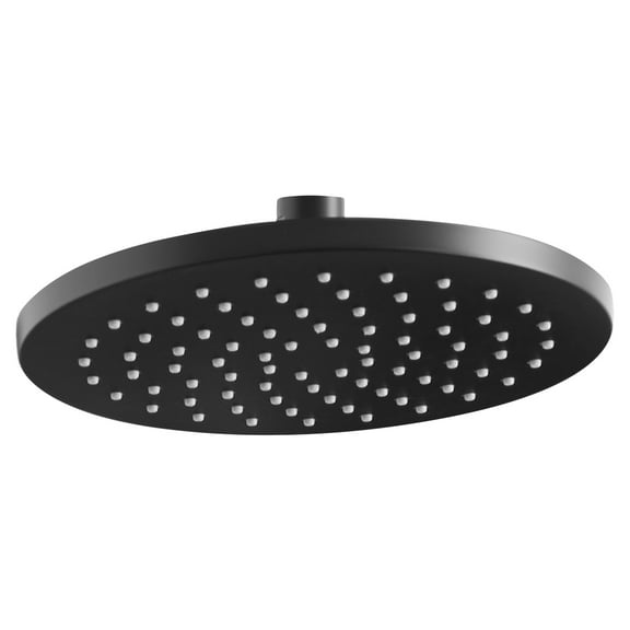 American Standard Studio 1-Spray 8 in. Single Wall Mount Fixed Shower Head in Matte Black