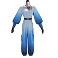 thumbnail image 5 of Blue Halloween Costumes Rise of Red Cosplay Jumpsuit, Fashion One-Piece Outfit, Dress-Up Apparel for Anime Themed Party Events, 5 of 8