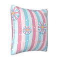 thumbnail image 2 of ZICANCN Blossom Snowflake Floral Decorative Throw Pillow Covers, Bed Couch Sofa Decorative Knit Pillow Covers for Living Room Farmhouse, 26"x26", 2 of 8