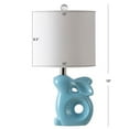thumbnail image 5 of Safavieh Kids Lighting Collection Ruby Rabbit Blue Ceramic 19-inch Bedroom Living Room Home Office Desk Nightstand Table Lamp (LED Bulb Included), 5 of 5
