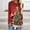 1Multicolor, variant on Christmas Graphic Tops for Women - Loose Fit Tunic Blouses with Season Snowflake Print, Fall Holiday Tees,Funny Christmas Long Sleeve Tops