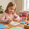 thumbnail image 6 of 6 Pcs Popcorn Pens Set, 3D Puffy Bubble Art Markers, Heat‑Expandable DIY Raised Effect Drawing Pens, Multicolor Puffy Paint Marker Kit, Magic Bubble Graffiti Art Pens, Creative Popcorn Craft Pen Set, 6 of 7