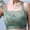 Green, variant on Seamless Lace Bandeau Bra Top for Home and Leisure with Removable Padding Supportive Backless Layer Smooth Underwear Solution