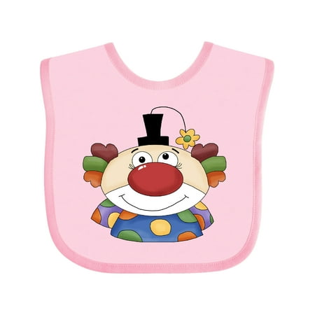 

Inktastic Big Clown Face Gift Baby Boy or Baby Girl Bib