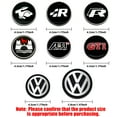 thumbnail image 3 of 45MM 50MM Car Steering Wheel Sticker Decoration Cover For VW R GTI ABT Golf Polo Tiguan Passat Touran Sharan 4 Motion 45MM 02-R 1PCS, 3 of 6