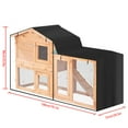 thumbnail image 2 of Apooke Rabbit Hutch Cover Dust Proof Moisture Resistant Cage Covers for Pet House, 2 of 11