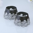 thumbnail image 3 of 60pcs Cupcake Wrappers Cake Wrappers Hollow out Pattern High Temperature Resistance for Cake (Black), 3 of 8