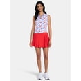 thumbnail image 2 of Birdie Bound Women's Gemma Sleeveless Print Golf Polo Shirt with UPF 30+, Sizes XS-XXL, 2 of 5