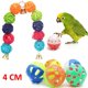 thumbnail image 5 of Jaula De Juguetes Para Pájaros, Juguete Para Columpio, Campana Para Masticar, Pájaros, Juguetes Para Periquitos Pequeños, Conures, Cacatúas, Guacamayos 14 Uds. seitruly PT002125-00, 5 of 6