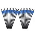 thumbnail image 2 of 12Pcs 20'' Hunting Crossbow Bolts Archery Carbon Arrows / Broadheads Arrow Tips 2 of 14