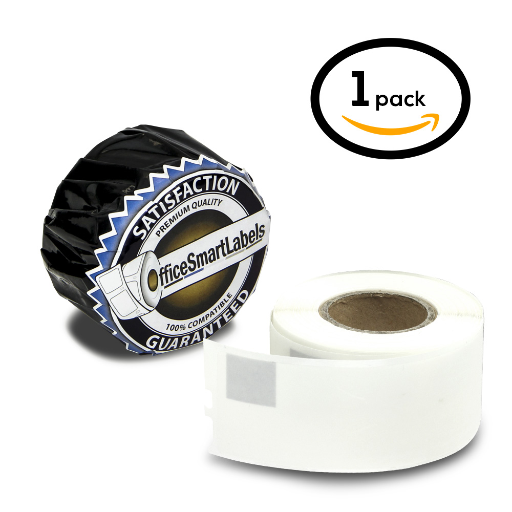 1 Roll of Dymo 30254 Compatible Clear Return Address Labels for