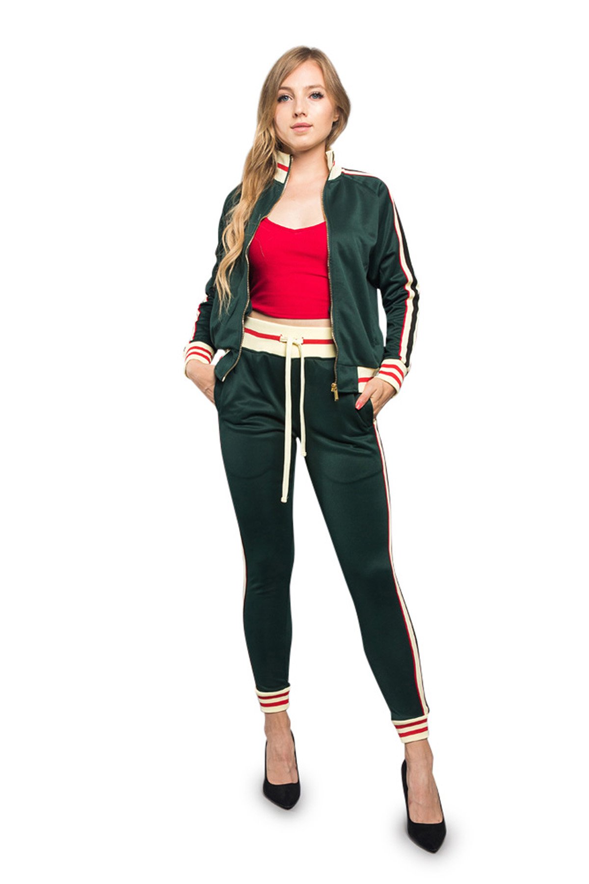 women's 2pc jogging suit