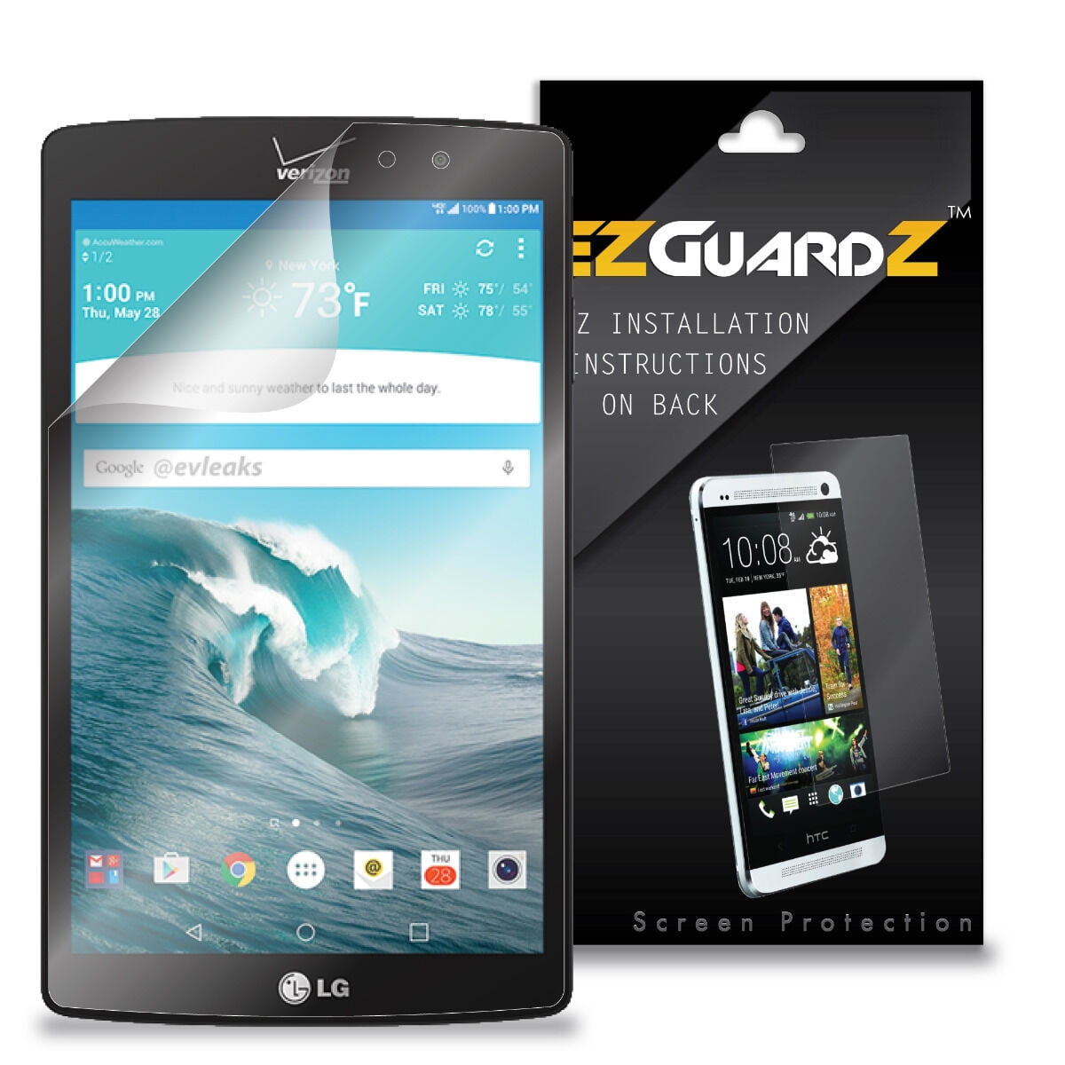 Clear 3X EZguardz LCD Screen Protector Skin HD 3X For LG G Pad X 8.3 Tablet