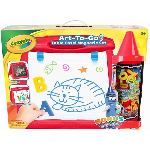 Crayola Art-To-Go Table Easel Magnetic Set