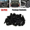 thumbnail image 6 of 50X Car Fastener Clips Plastic Push Pin Retainer Rivet Door Trim Panel Tool 9mm, 6 of 6