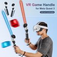 thumbnail image 3 of VR Game Handle Attachments Extension Grips for Meta/Oculus Quest 3, Extension Handle to Play Gorilla Tag Long Arms Grips Beat Saber Golf Club Baseball, 3 of 7