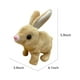 thumbnail image 3 of Conejo de peluche blanco, mascota simulada, que salta y llama a los niños para jugar a las casitas., 3 of 5