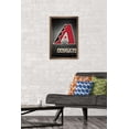 thumbnail image 2 of MLB Arizona Diamondbacks - Logo 16 Wall Poster, 14.725" x 22.375", Framed, 2 of 3