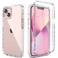 thumbnail image 1 of IBAOLE Compatible avec iPhone 13 Étui Transparent avec Protection d'Écran Intégrée [Anti-Jaunissement] Protection Anti-Chute Transparente Couverture Rigide Protection Complète du Corps Étui de Téléphone pour iPhone 13 (Clair)Clair, 1 of 7