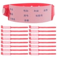 thumbnail image 1 of 100pcs Plastic Wristbands For Hospital Patient Identification Band Red Adult Hospital Band Waterproof Disposable Wristbands For Events Medical Bracelets Hospital Bracelet, 1 of 6