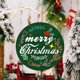 thumbnail image 1 of 15x15cm Wooden Christmas Tree Hanging Wooden Cutting Piece Circular Decoration Hanging Christmas DIY Crafts Pendant, 1 of 6