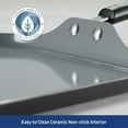 thumbnail image 4 of Tramontina PrimaWare 11" CERAMIC Steel Gray Square Griddle, 4 of 6