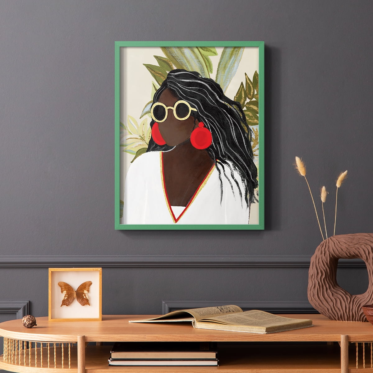 All That Beauty II in Paper Solid Wood 8 x 10 Framed Print