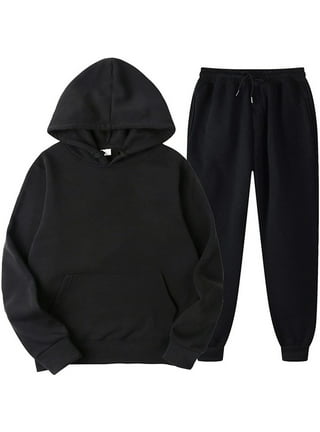 Charcoal Sweatshirt with Black Sweatpants Outfits For Men (7 ideas