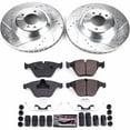 thumbnail image 3 of PowerStop Front Z23 Evolution Sport Carbon-Fiber Ceramic Brake Pad and Drilled & Slotted Rotor Kit Fits: BMW Select Models K6055, 3 of 10