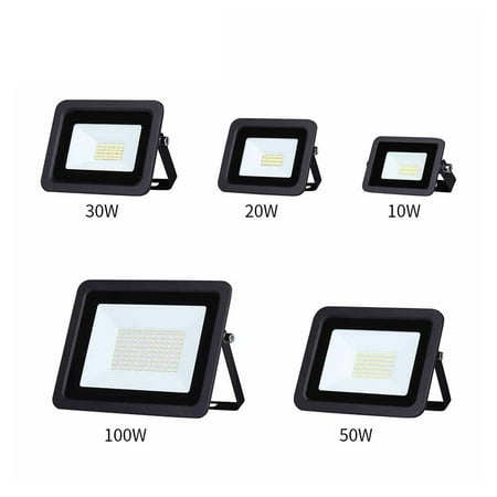 

LED Floodlight 10W 20W 30W 50W 100W Flood Light Outdoor LED Spotlight Floodlights IP68 Waterproof Garden Lighting