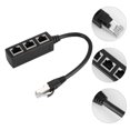 thumbnail image 4 of CUITING M‘lis RJ45 1 Male to 3 Female Port Ethernet Cable Adapter Splitter  Black, 4 of 4