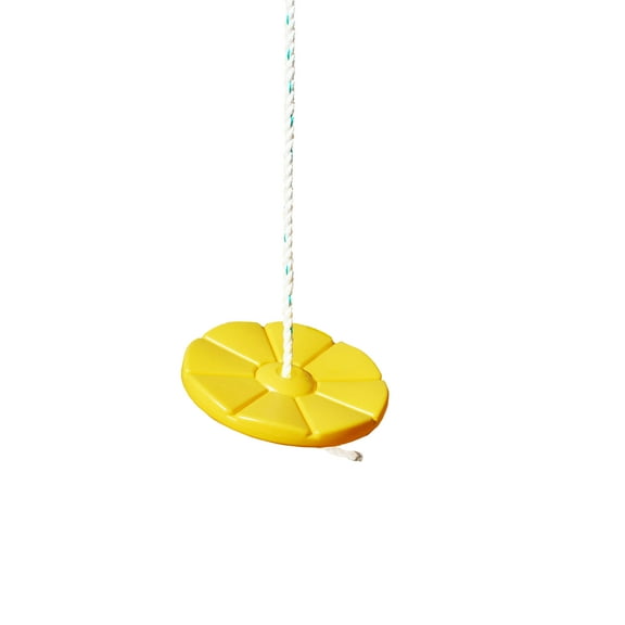 Gorilla Playsets 04-0018-Y Disc Swing with Nylon Rope - Yellow