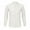 White, variant on 2DXuixsh Long Sleeve Dressy Shirts Beach O Neck Casual Sleeve Men's Solid Top Blouse Fashion Long Button Men's Blouse Button Collar Fitted Dress Shirts for Men Black L