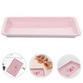 thumbnail image 2 of Ring Holder Stainless Steel Jewelry Storage Plate Trinket Tray Nail Tool Storage Tray Jewelry Supply, 2 of 4