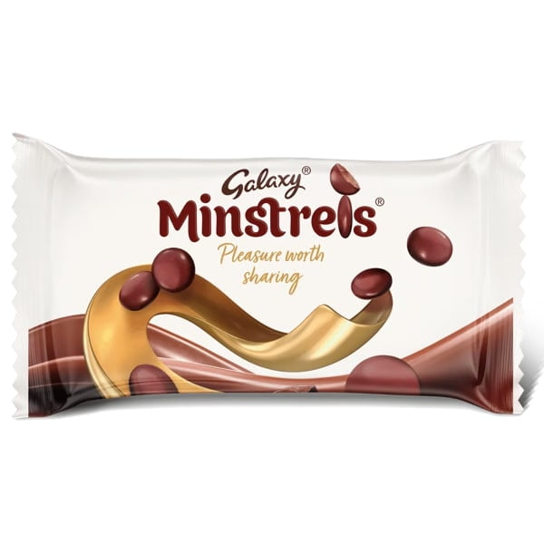Galaxy Minstrels Creamy Chocolate 42g (Pack of 6)