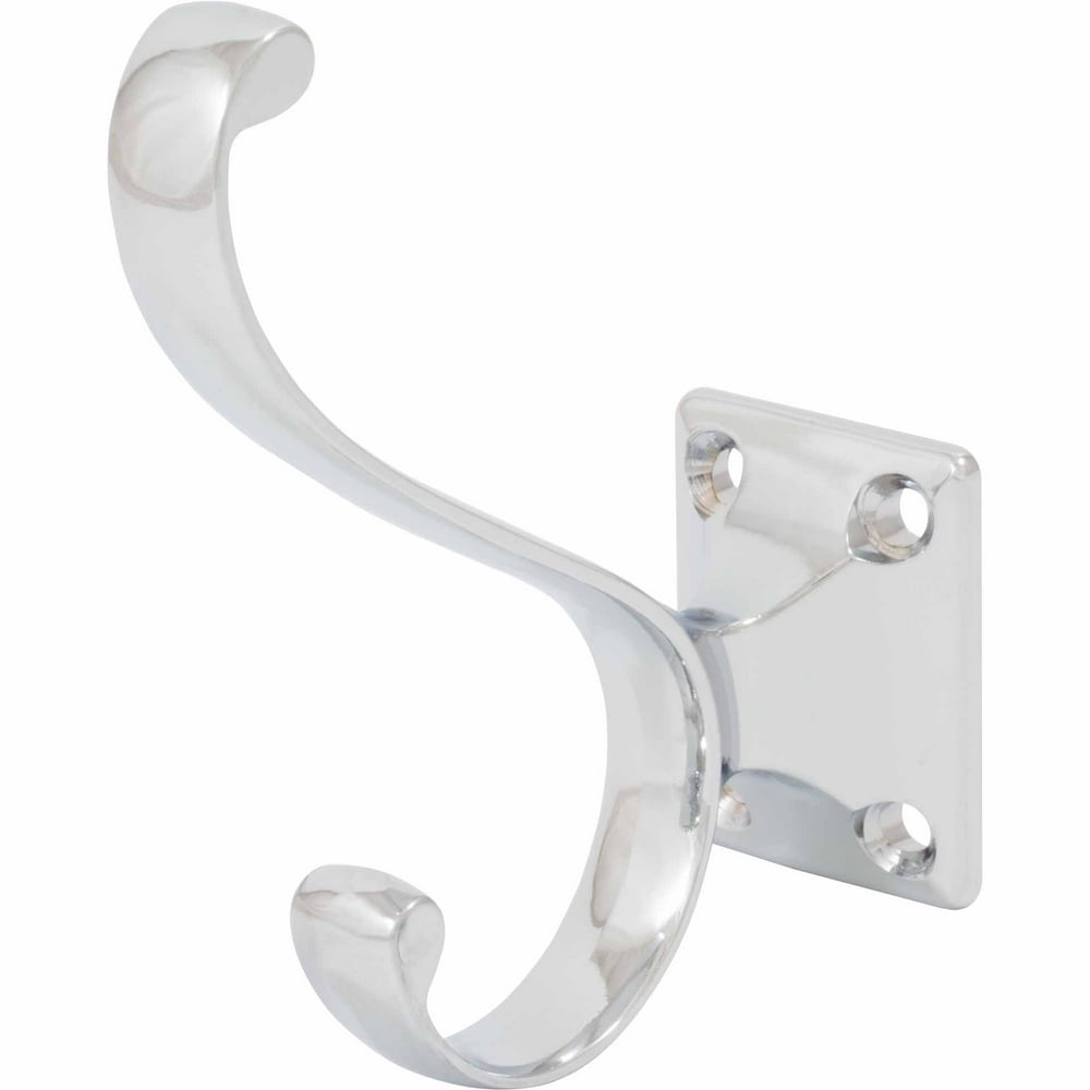 Stone Harbor Hardware, Heavy Duty Coat and Hat Hook (1 Pack, Polished
