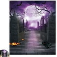 thumbnail image 3 of 210*150cm/82.53*58.95inch Photography Background Cloth 3D Halloween Theme Photography Backdrop Decor Studio Pumpkin Background Photography Backdrop Studio Props, 3 of 8