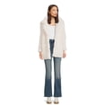 thumbnail image 2 of XOXO Women’s Oversized Faux Shearling Coat with Pockets, 2 of 5
