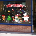 thumbnail image 1 of Pegatinas de pared de Feliz Navidad para el hogar, calcomanías de vidrio para ventana, Papá Noel, copo de nieve, alce, fiesta de Navidad, Año Nuevo, 2021, 1 of 4